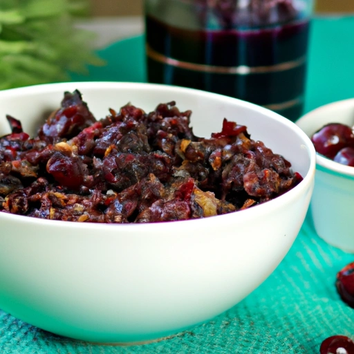 Dried Cherry Relish for Turkey