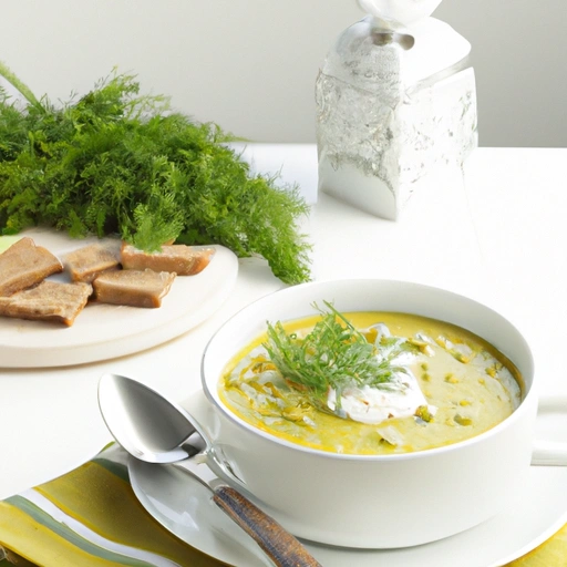 Dried Pea and Sour Cream Soup