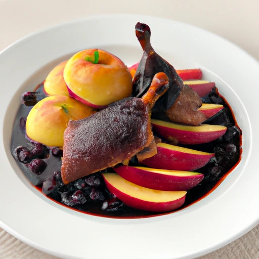 Duckling with Blackberry Sauce