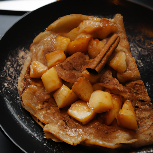 Dutch Pancake with Spiced Apples