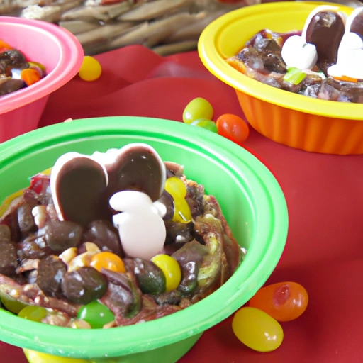 Easter Jelly Bird Chocolate Nests