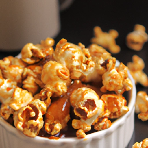 Łatwe karmelowe popcorn