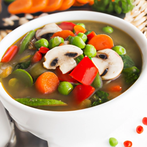 Edamame and Vegetable Soup