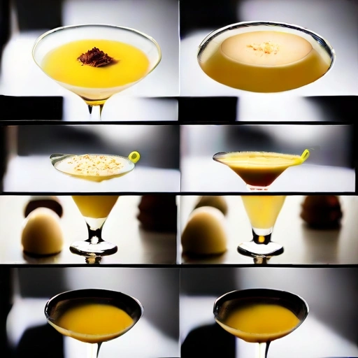 Egg Custard Martini