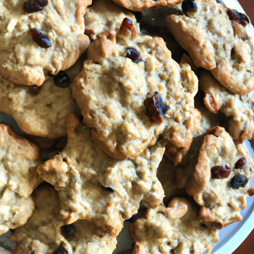 Eggless Chewy Oatmeal Raisin Cookies