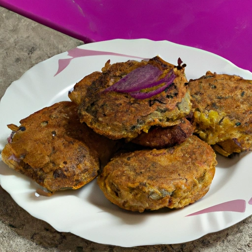 Eggplant and Rice Fritters
