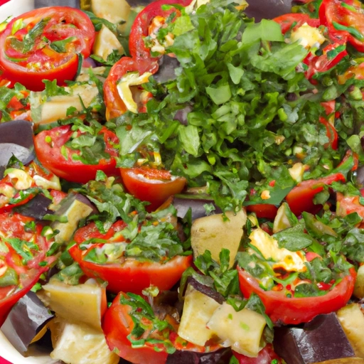 Eggplant and Tomato Salad