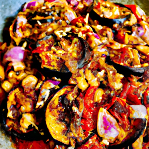 Eggplant with Garlic