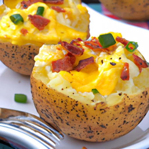 Eggs in Potato Hollows