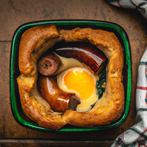 Toad in the Hole w stylu angielskim