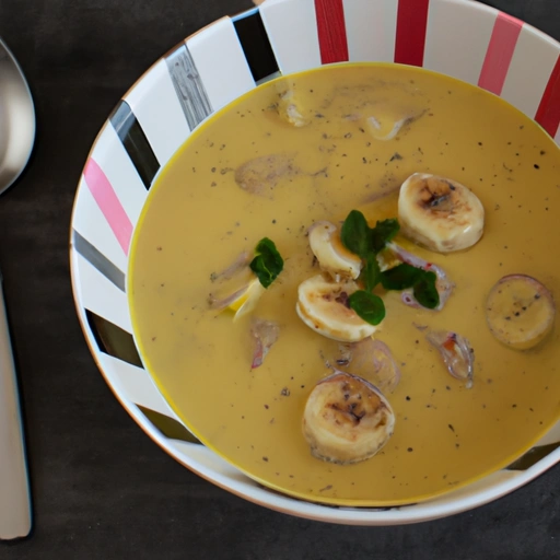 Estońska zupa curry z bananami