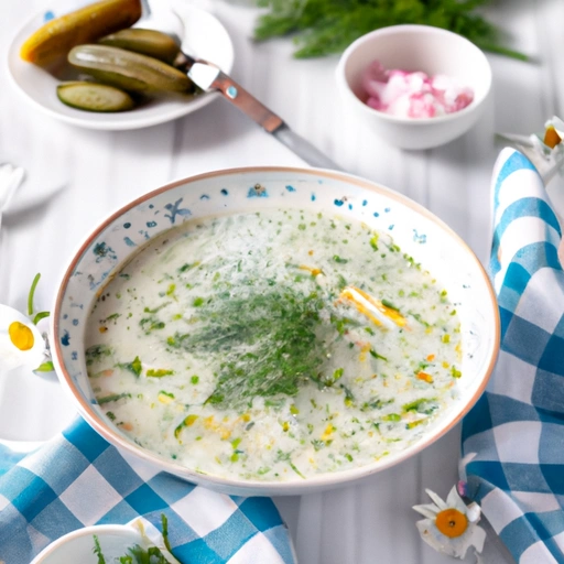Estonian Chilled Cucumber Soup