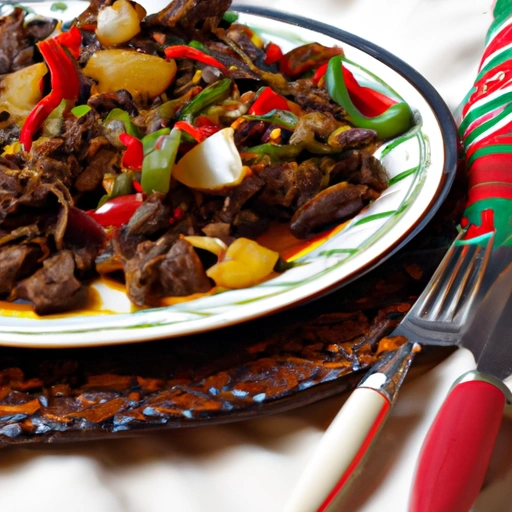 Ethiopian Beef and Peppers