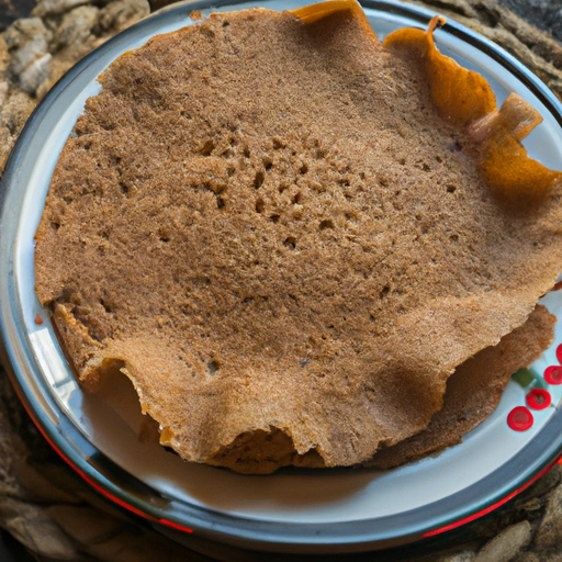 Etiopski Chleb (Znany jako Injira)