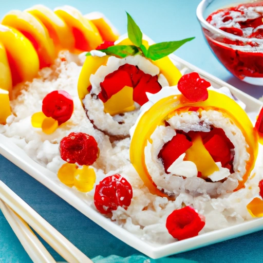 Exotic Fruit Sushi