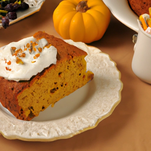 Fat-free Pumpkin Raisin Cake
