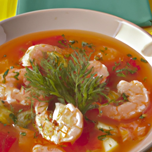 Fat-free Shrimp Soup