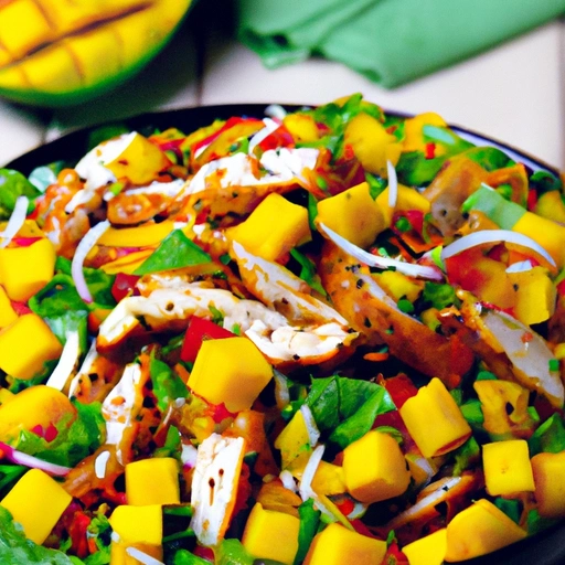 Festive Jamaican Jerk Chicken Salad
