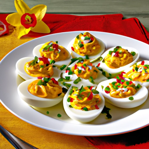 Fiesta Deviled Eggs