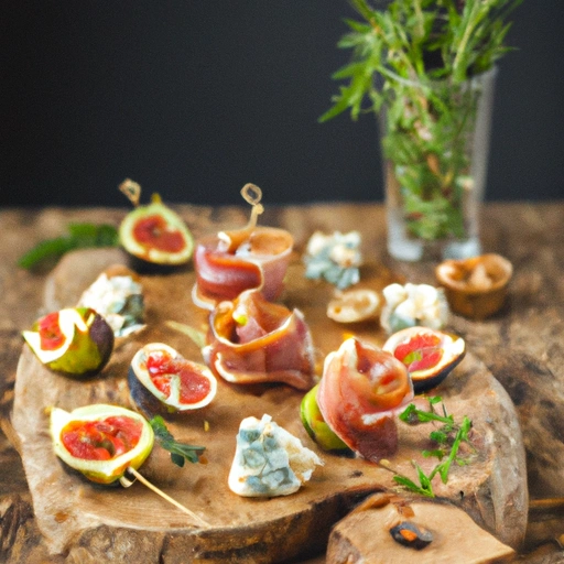 Figs with Prosciutto and Roquefort