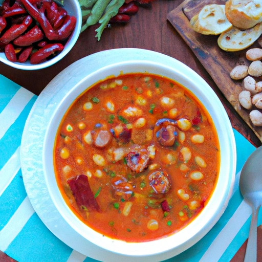 Firey Spanish Bean Soup