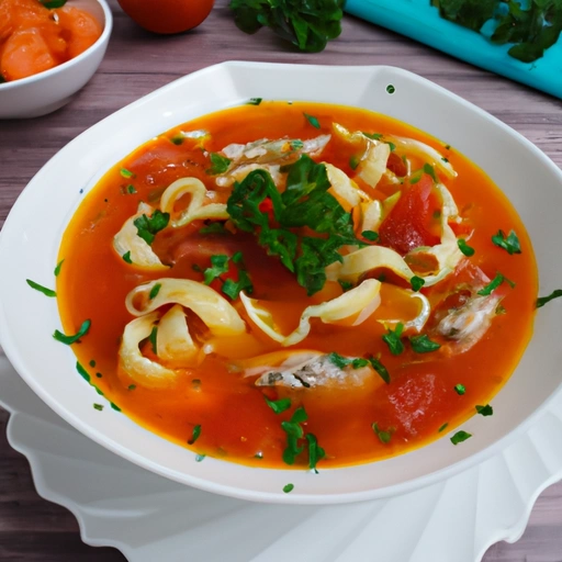Fish Soup with Tomatoes