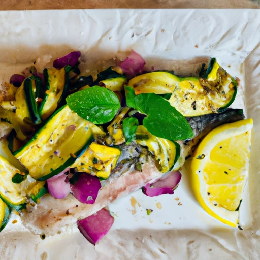 Fish with Summer Squash