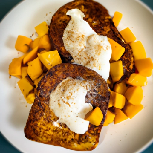 French Toast with Mangos