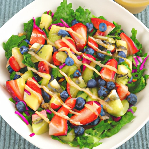Fresh Fruit Salad with Poppy Seed Dressing