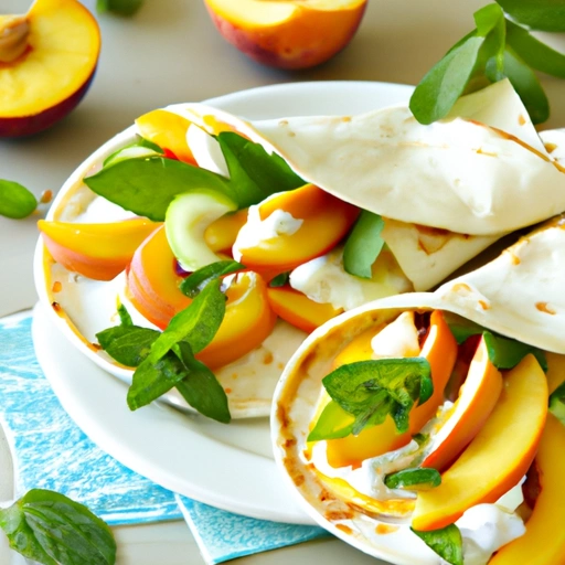 Fresh Peach Pitas