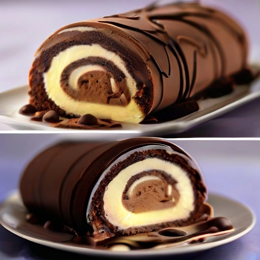Frozen Chocolate Roll