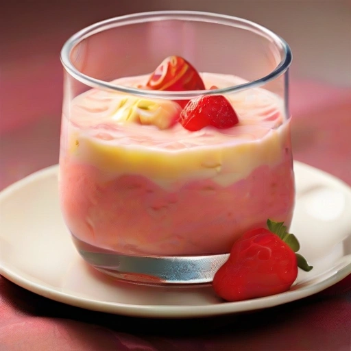 Frozen Strawberry Fruit Dessert