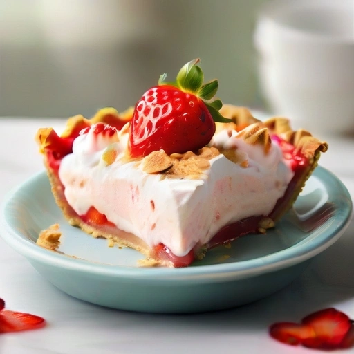Frozen Yogurt Strawberry Pie