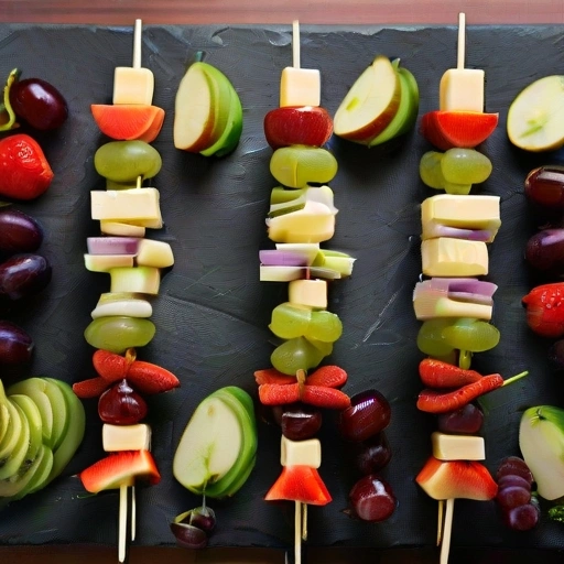Fruit and Cheese Kabobs