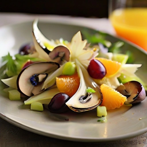 Fruit Salad with Belgian Endive