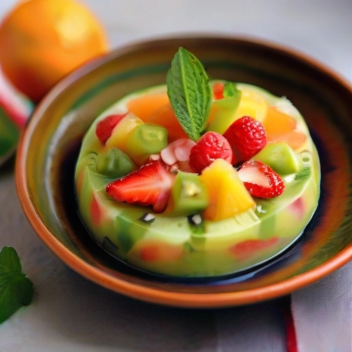 Fruit Salad with Jalapeno-Citrus Dressing