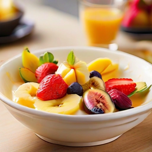 Fruits in Golden Sauce