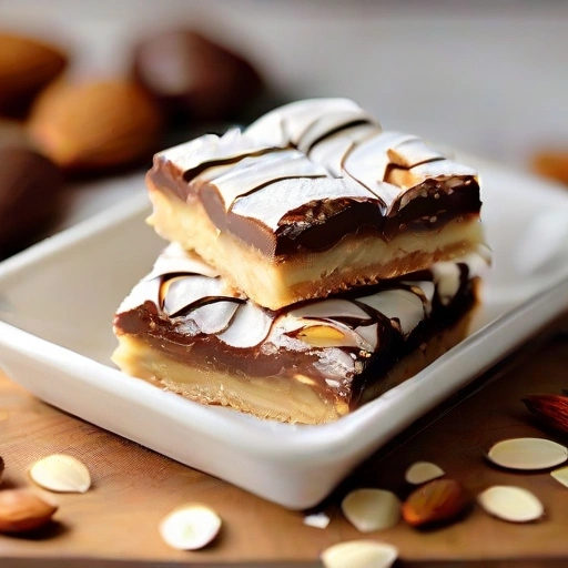 Fudgey Almond Bars