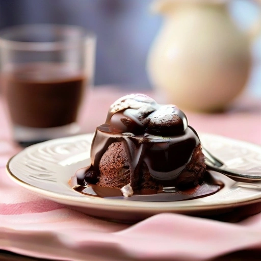 Pudding czekoladowy o konsystencji fudgy
