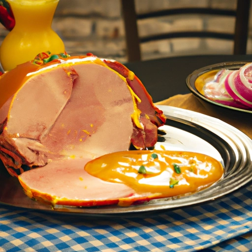 Gammon with Whiskey Sauce