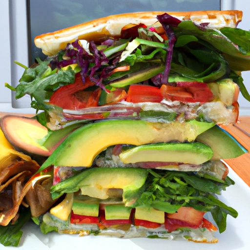 Garden Dagwood with California Avocado Sandwich