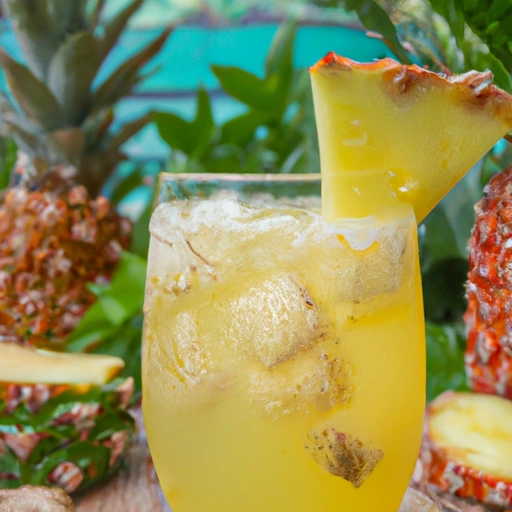 Ginger-Pineapple Spritzer