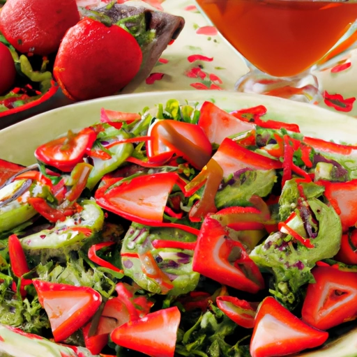 Gingham Estate Fresh Strawberry Salad