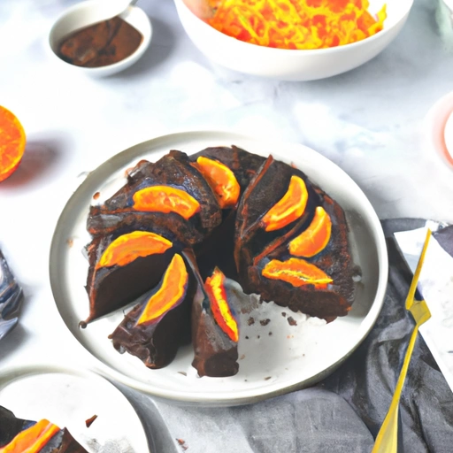 Gluten-free Dark Chocolate-Orange Cake