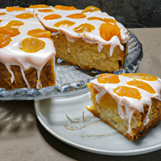 Golden Apricot Ginger Cake