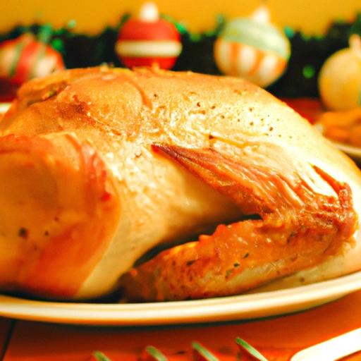 Golden roast turkey