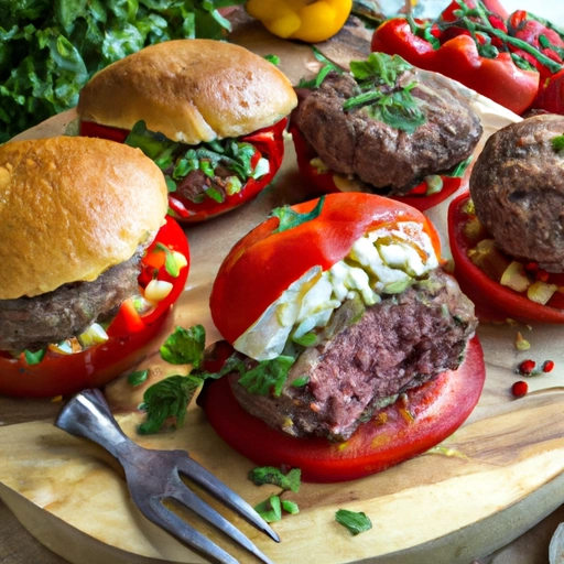 'Goliath' Stuffed Burgers