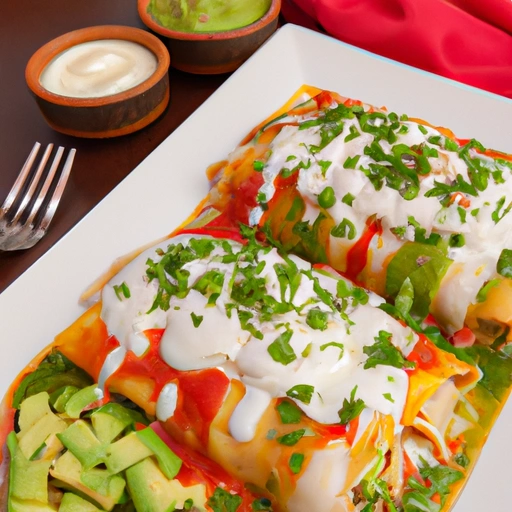 Gourmet Crab and Avocado Enchiladas