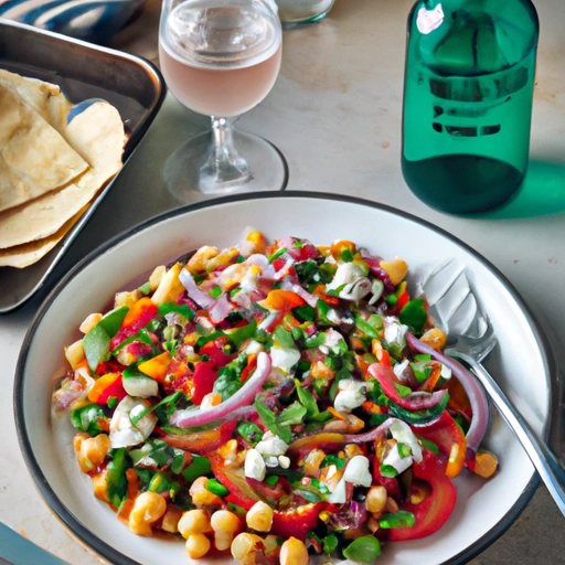 Green Bean, Chickpea, and Tomato Salad