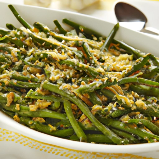 Green beans with Butter and Breadcrumbs